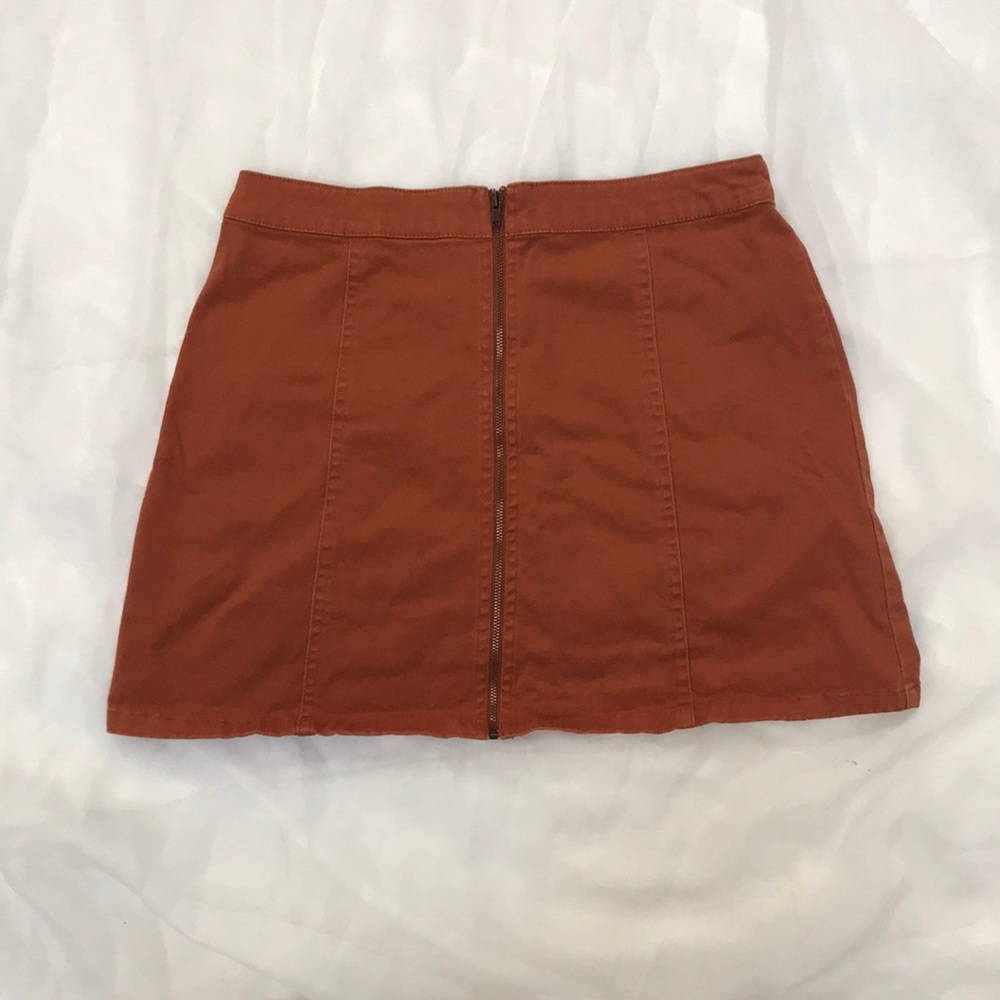 Forever 21 zip up skirt